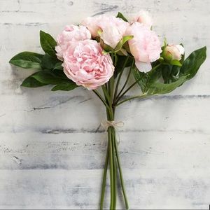 Pottery Barn Faux Peony Bouquet